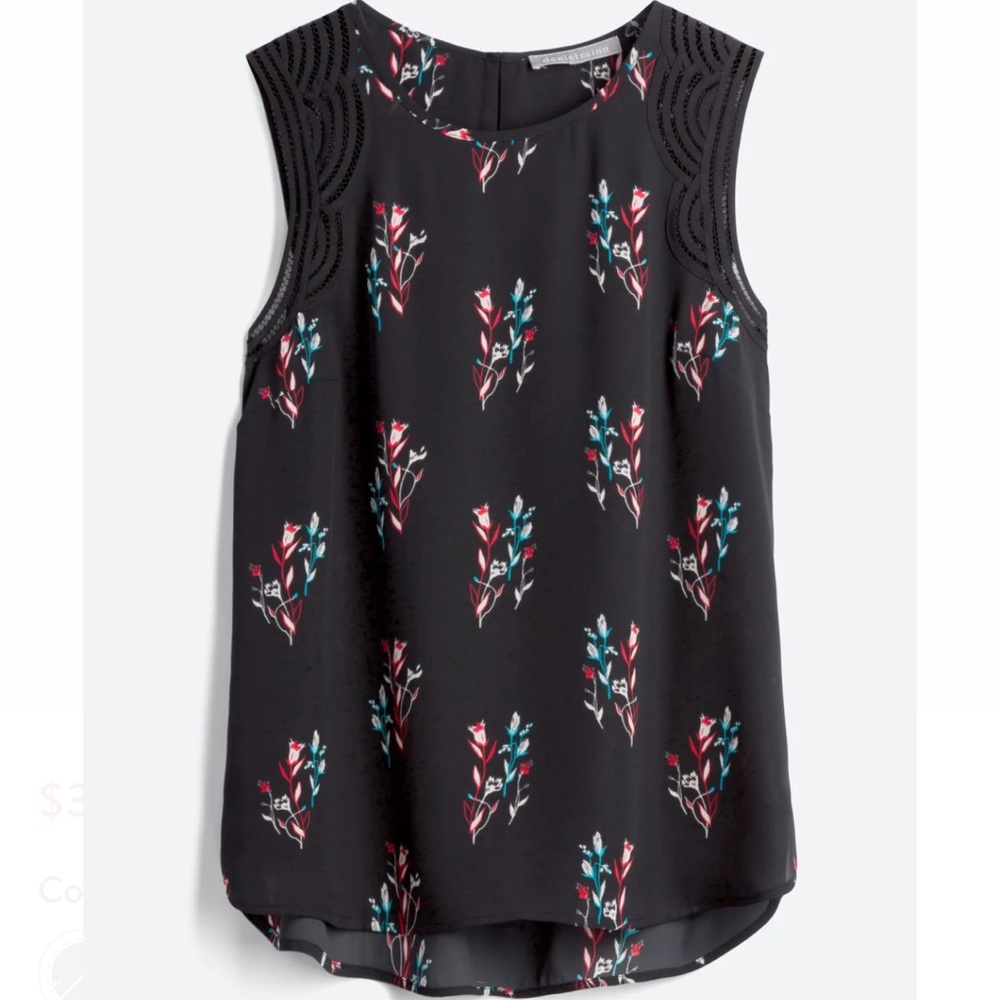 Daniel Rainn Narcissa Crochet Detail Blouse